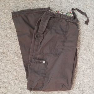 Gray koi scrub pants
